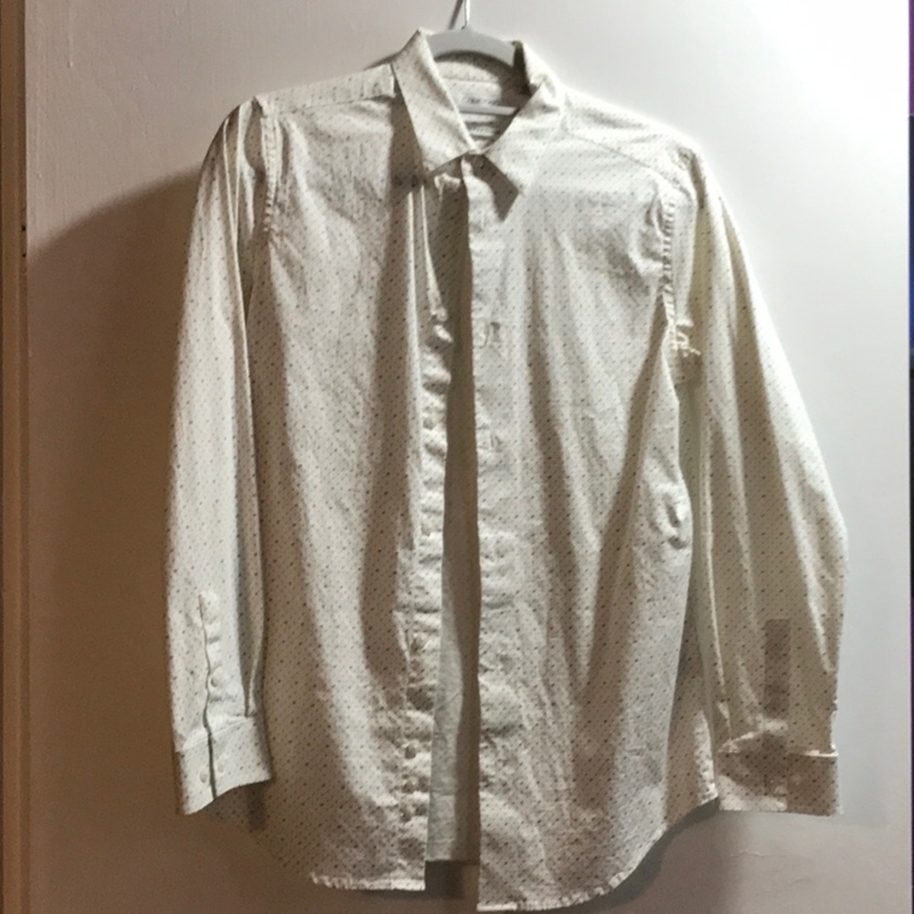 Calvin Klein Collection White Button Down Shirt